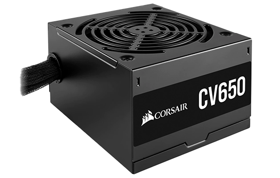  Fonte Corsair CV650 650W, 80 Plus Bronze